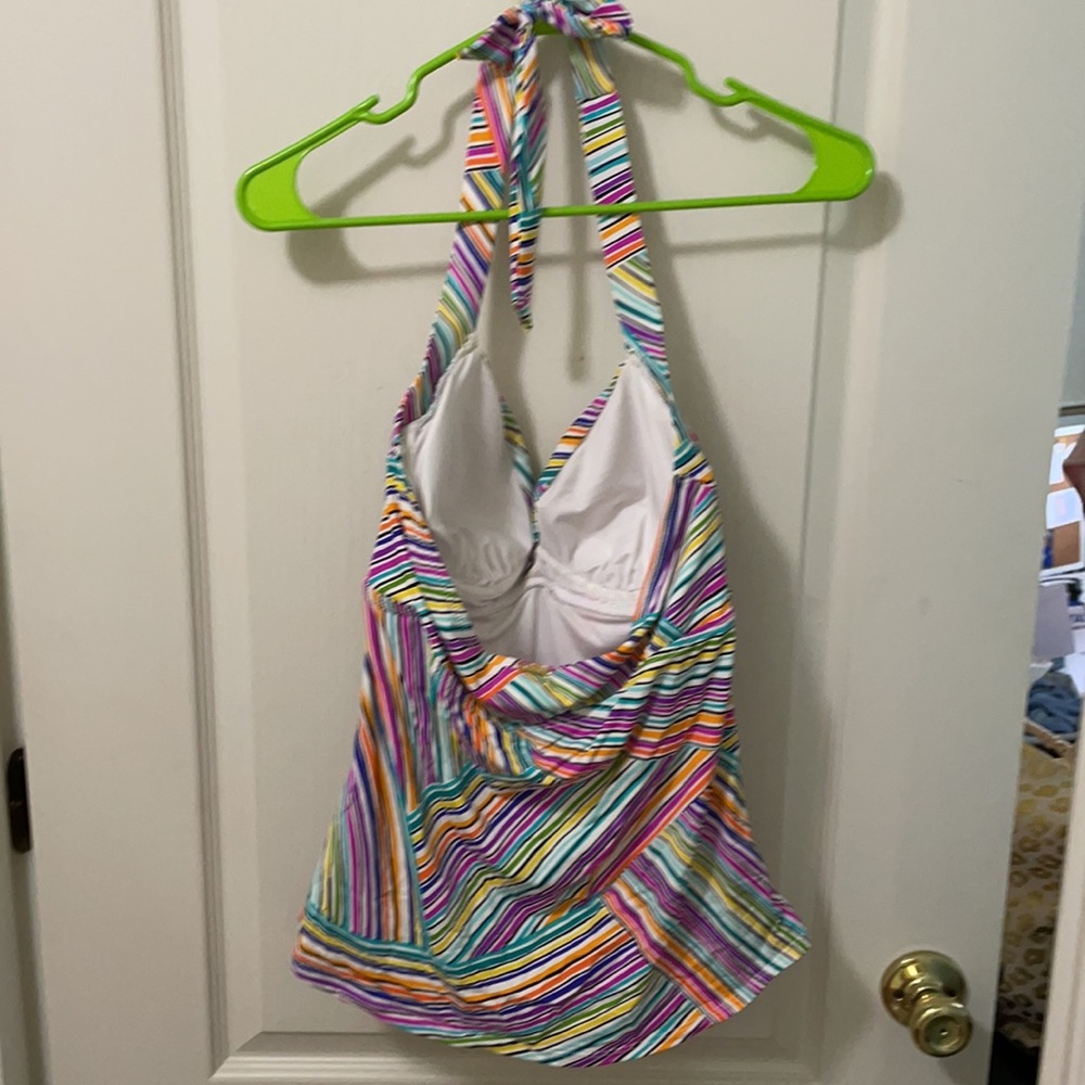 Anne Cole stripe tankini size 34D - Picture 3 of 9